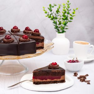 Chocolate and Sour Cherry Cake
